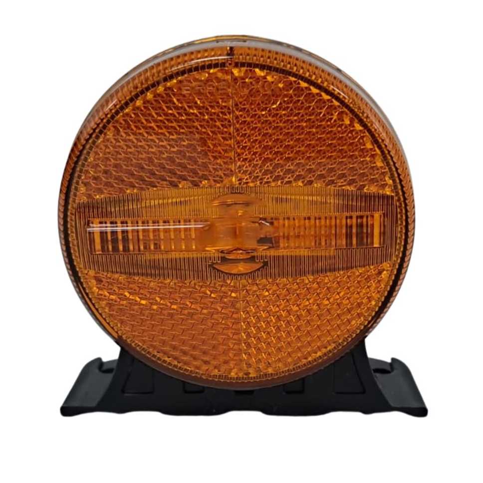 Lanterna Lateral Laranja c/ Suporte - COD 9525552