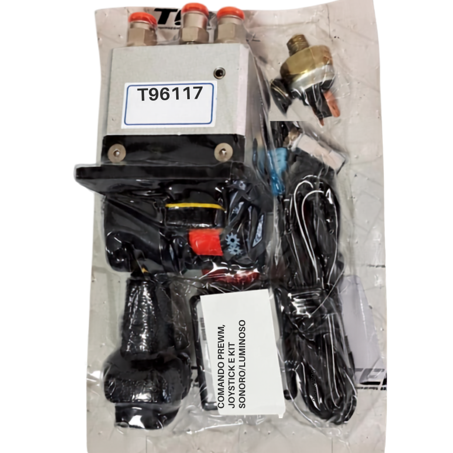 Comando pneumático com joystick , kit sonoro/luminoso - COD.0800